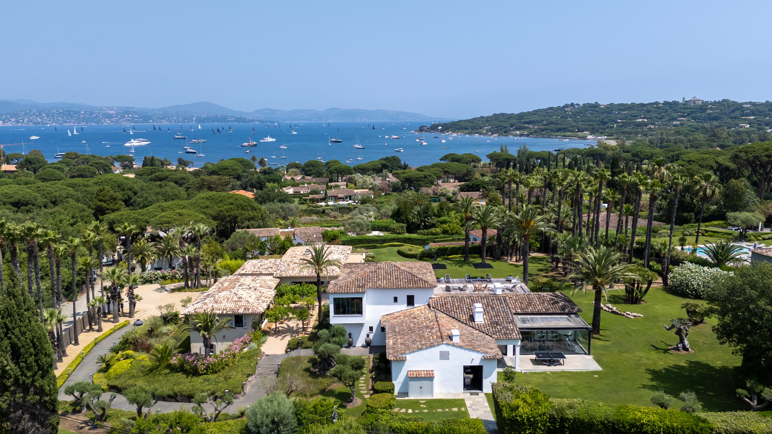 Location villa de luxe Golfe de Saint-Tropez Vue mer